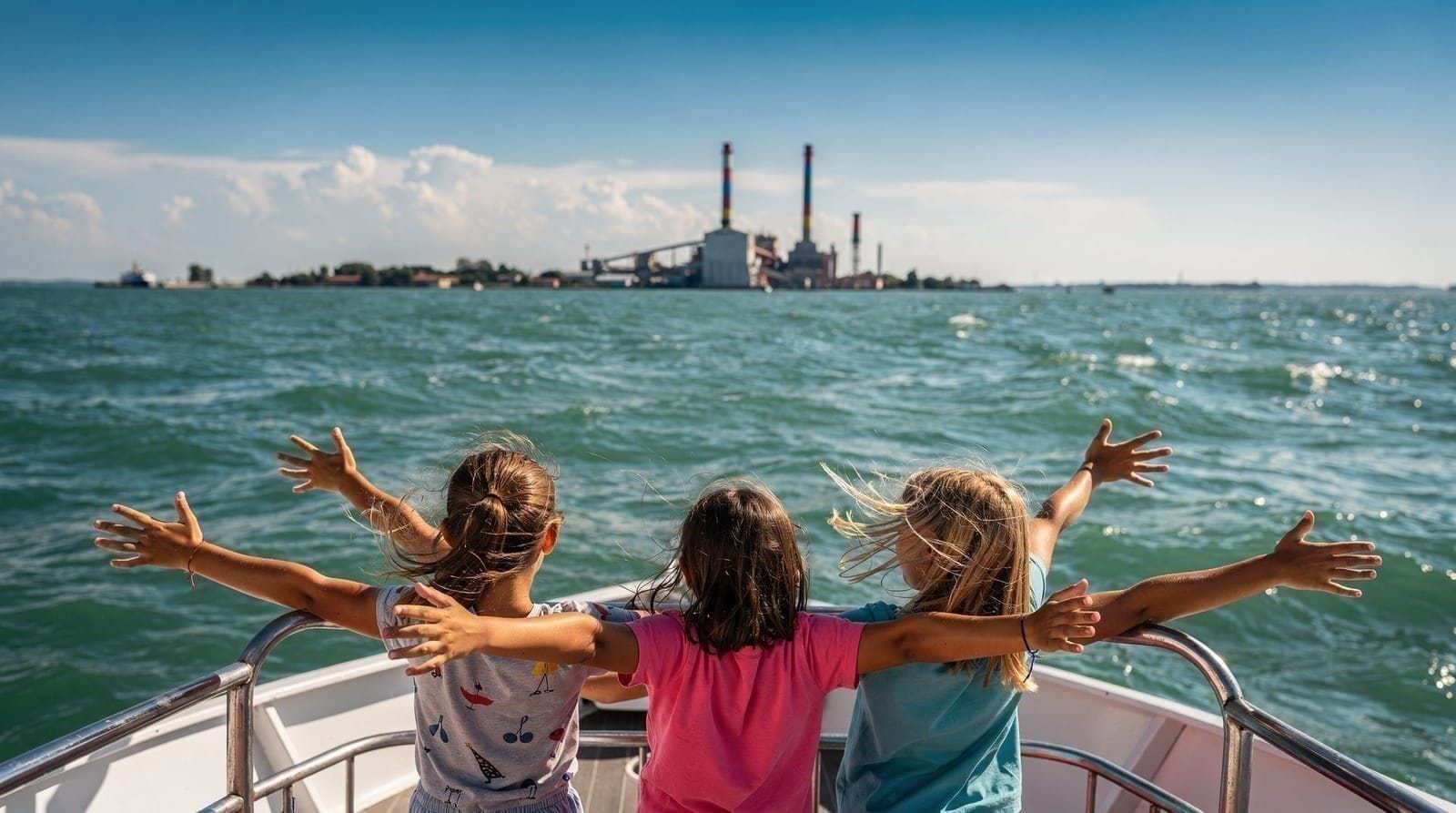 Kids' activities in the Venice lagoon: islands, boats, and hands-on fun — The Venice lagoon is a playground for children — glass blowing on Murano, the pa