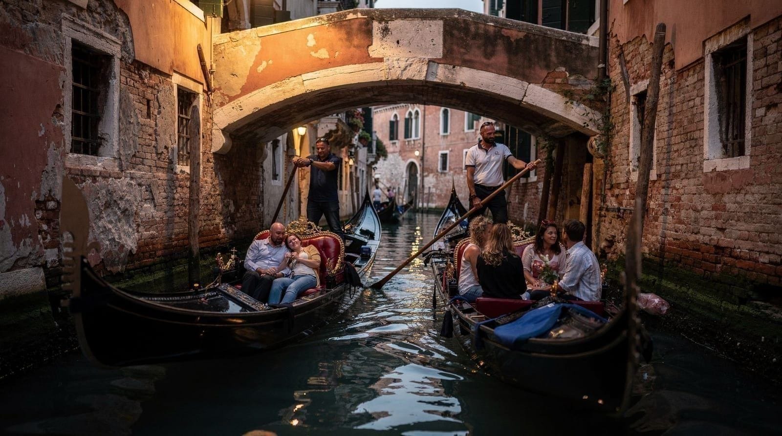 Private vs shared gondola in Venice: which is better for you? — A private gondola costs €90 for up to 5 passengers. A shared ride is €30–40 per 